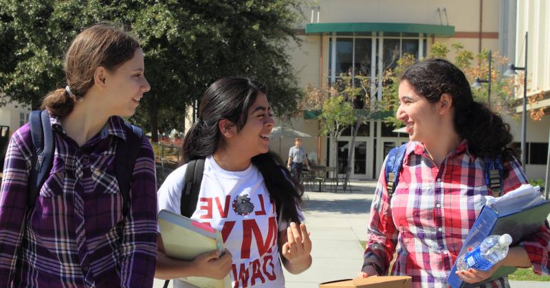 happy smiling students